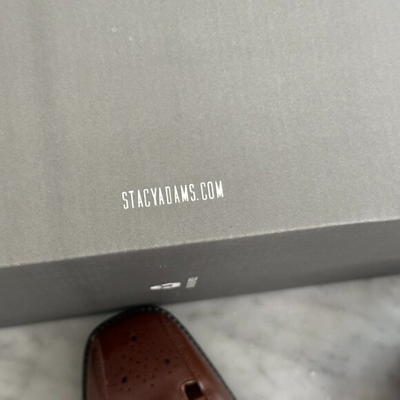 Stacy Adams "Calax" Dress Sandal - Size 13 M - Rich Cognac Brown - NEW! - Picture 14 of 15